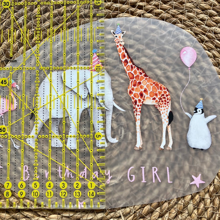 Bügelbild Birthday Girl