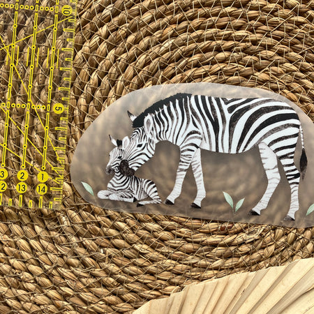 Bügelbild Zebraliebe