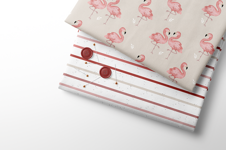 Fairtrade Biojersey Flamingo beige (GOTS)