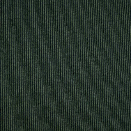 Fairtrade Bio Jacquard Rippenmuster waldgrün (GOTS)