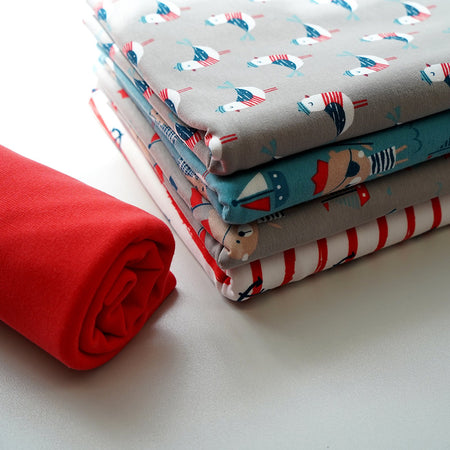 Fairtrade Bio Bündchen uni Poppy (GOTS)