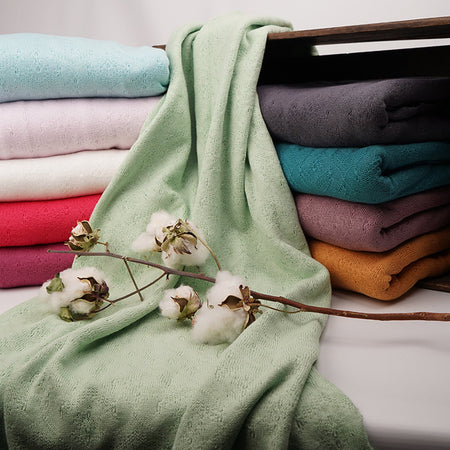 Fairtrade Bio Sommerstrick Blüten Herbstgold (GOTS)