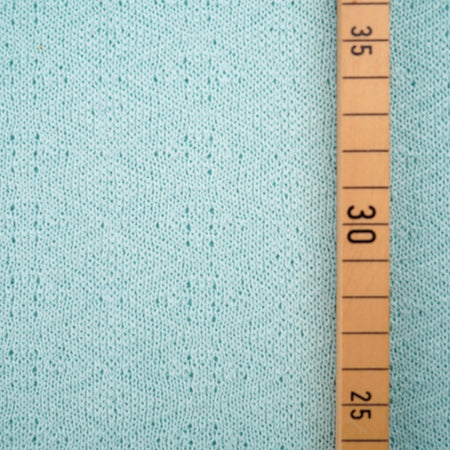 Fairtrade Bio Sommerstrick Rauten Mint (GOTS)