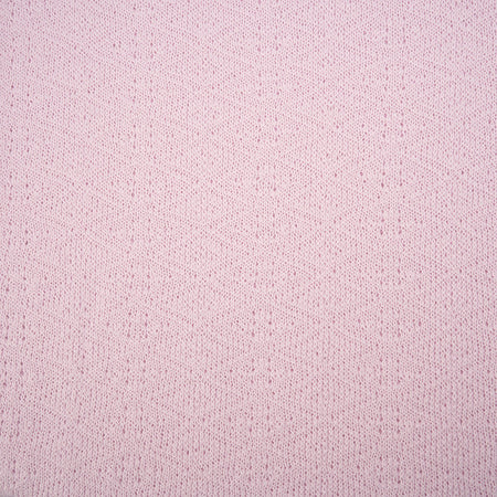 Fairtrade Bio Sommerstrick Rauten Zartrosa (GOTS)