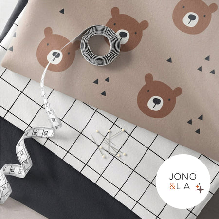 Fairtrade Biojersey Braunbär (GOTS)