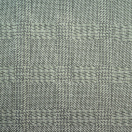 Reststück 40 cm - Fairtrade Bio Jacquard Glen Check Moos (GOTS)