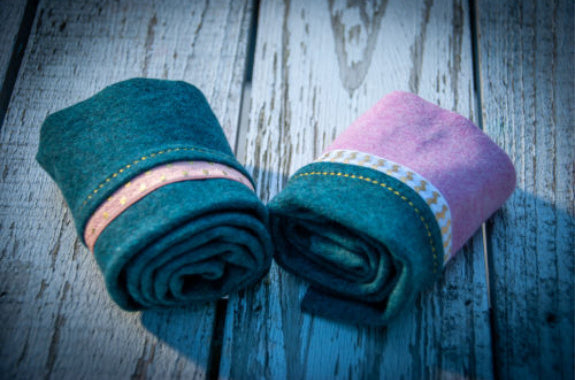 Bio soft Rib Bündchen mit elastischem Gummi verziert