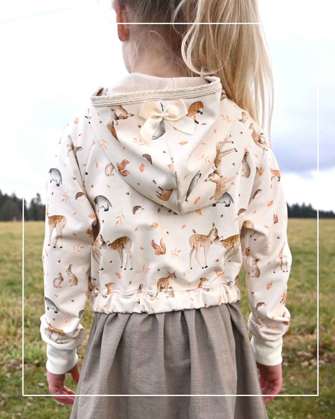 Fairtrade Bio French Terry kleine Waldfreunde (GOTS)