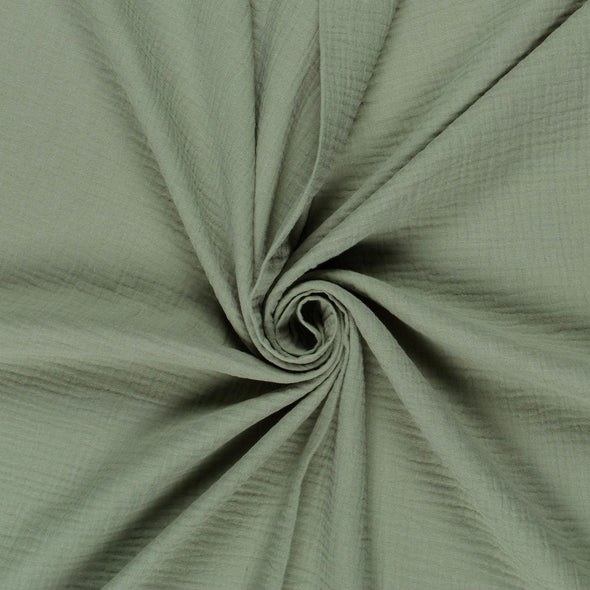 Fairtrade Bio Baumwollmusselin Mint (GOTS)