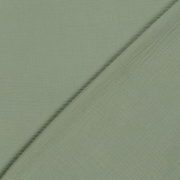 Fairtrade Bio Baumwollmusselin Mint (GOTS)