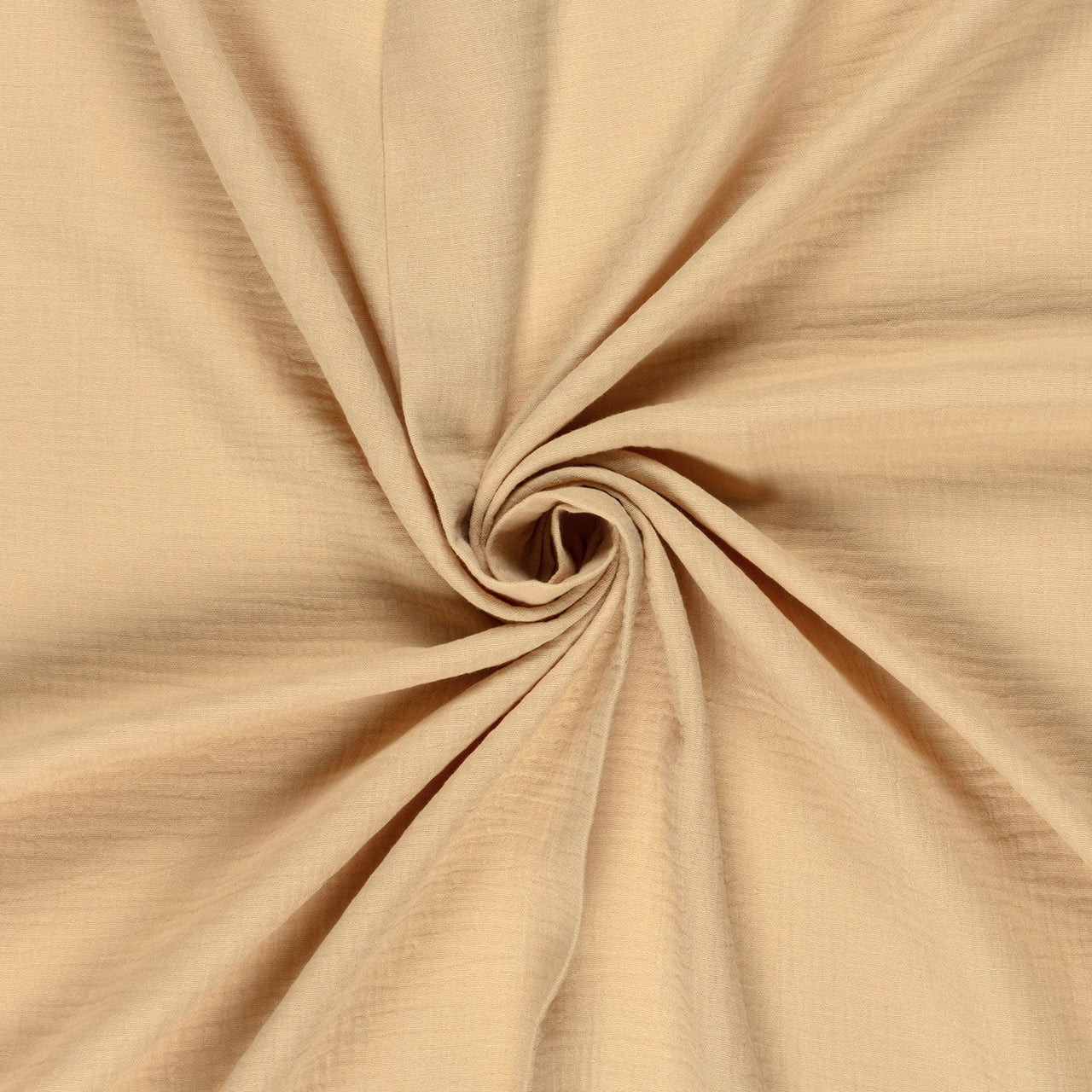 Fairtrade Bio Baumwollmusselin Kamel (GOTS)