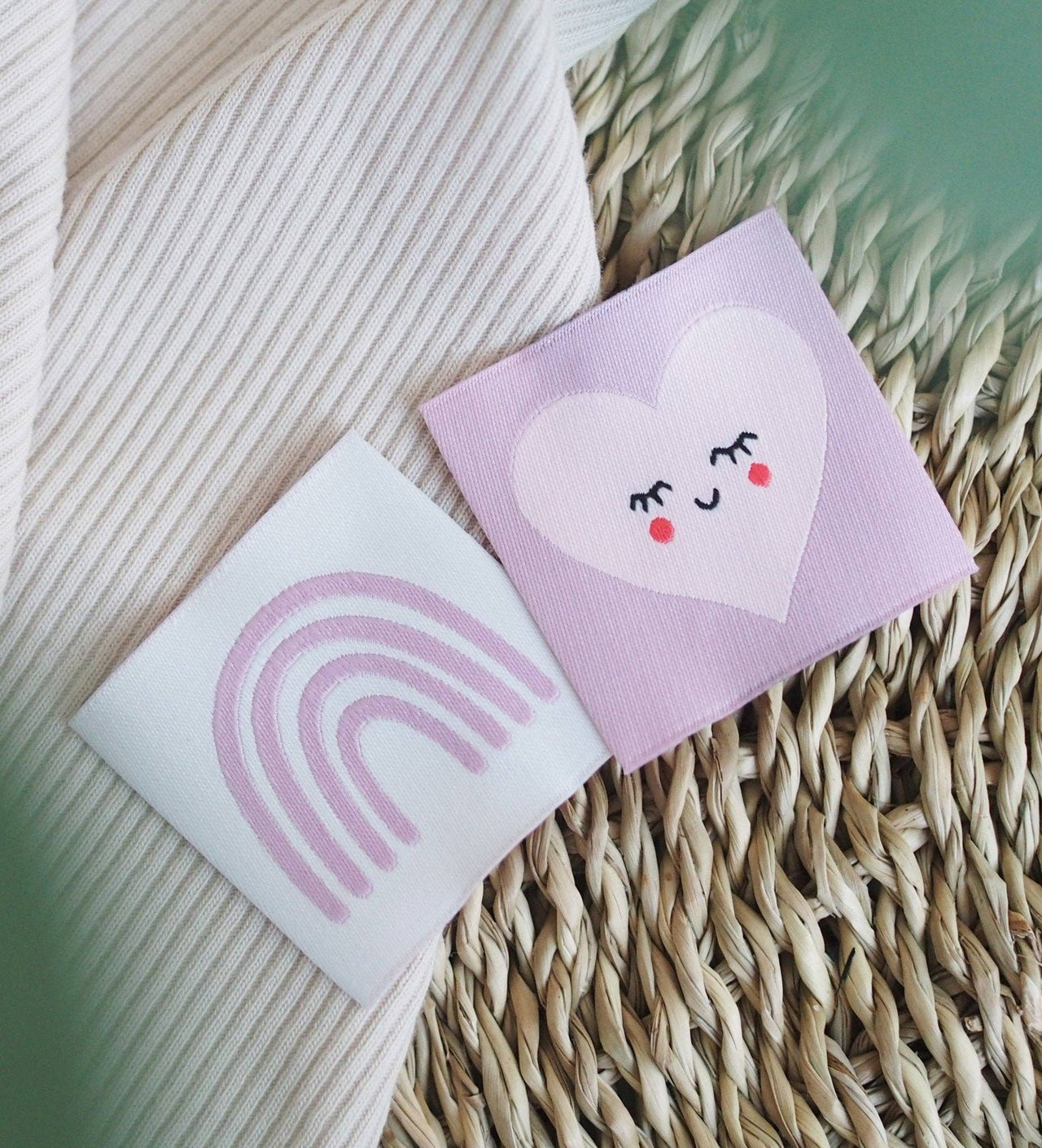 Weblabel *Herz mit Gesicht*