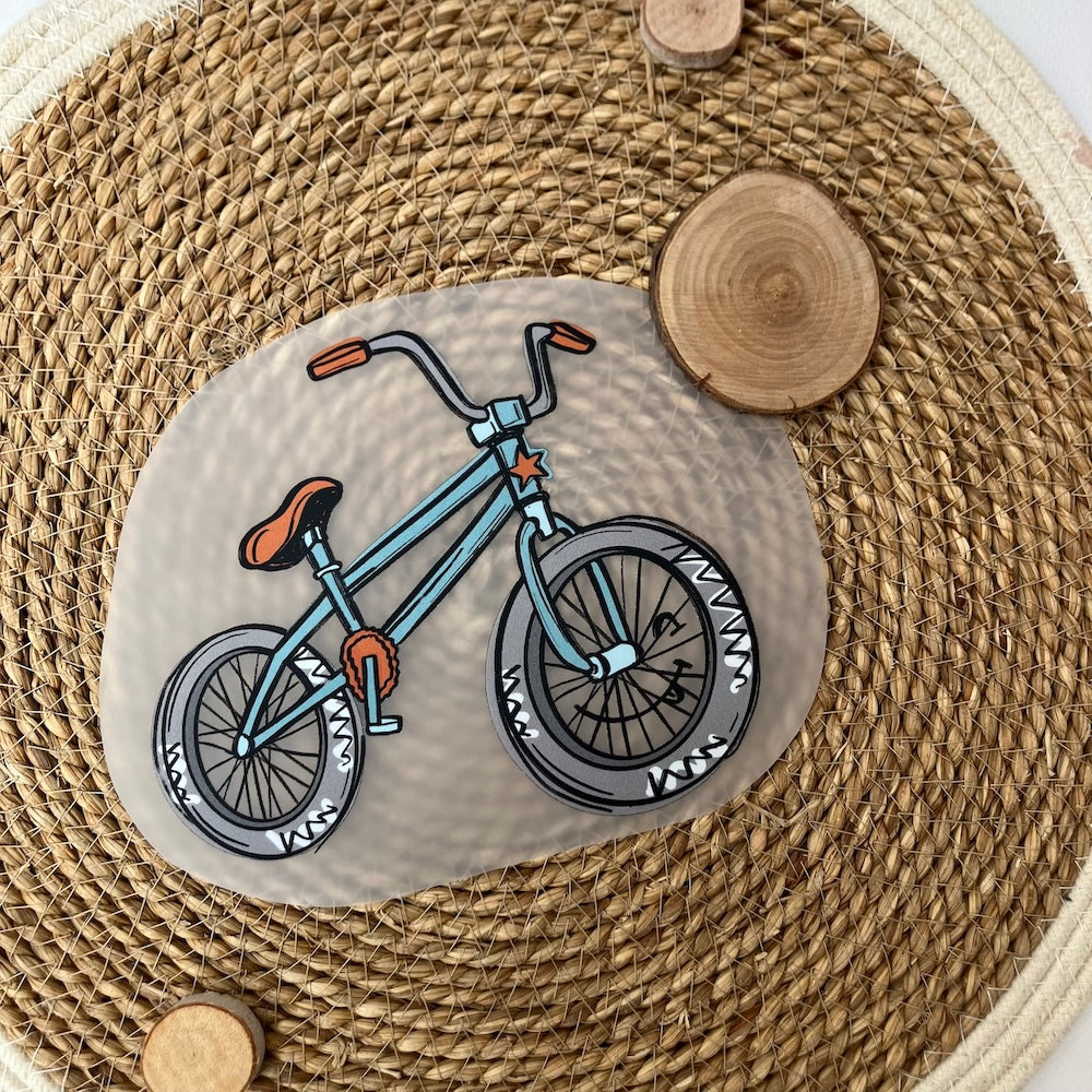 Bügelbild Bike