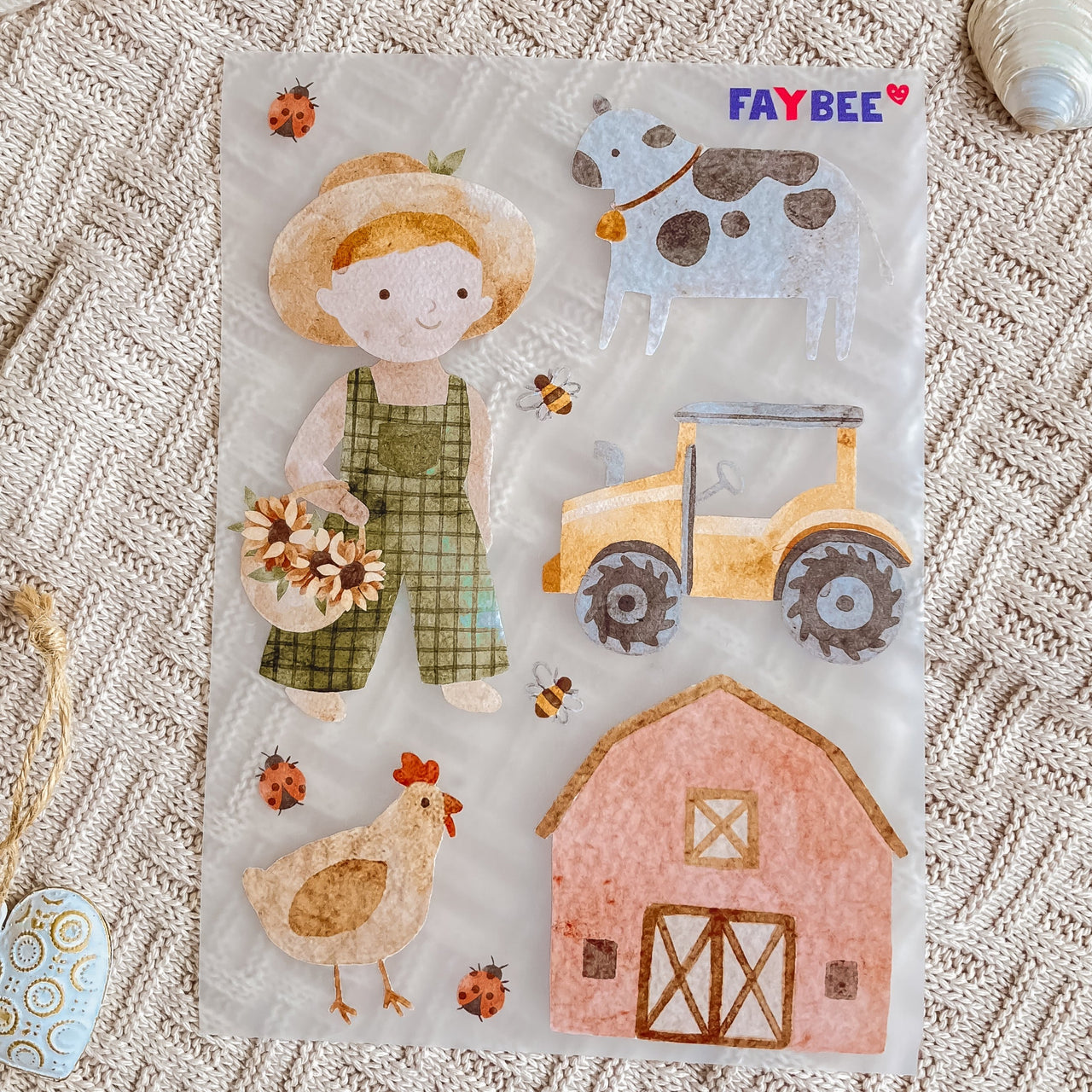 Bügelbilderbogen Paul