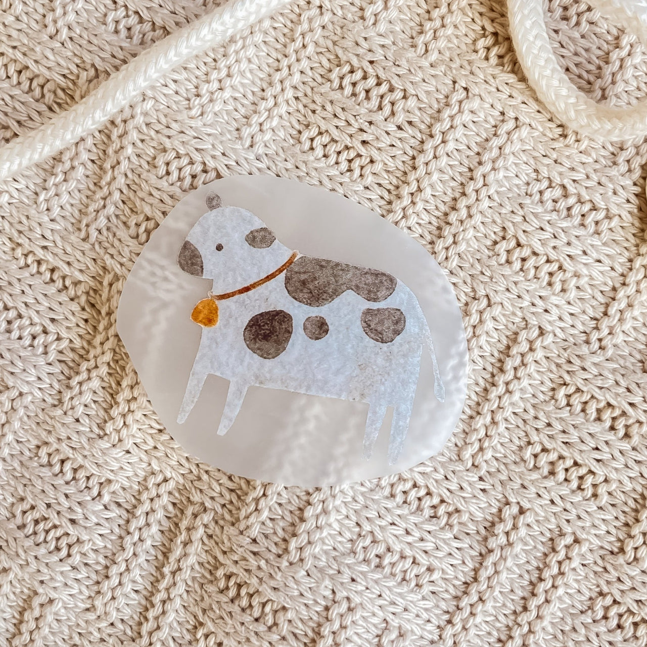 Bügelbild Kuh klein