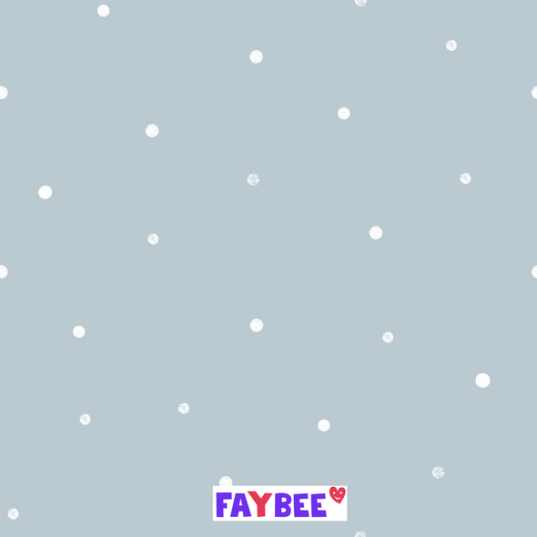 Fairtrade Bio French Terry glücklicher Fuchs Schneebälle (GOTS)