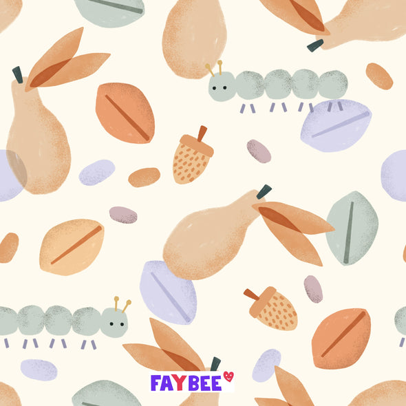 Fairtrade Biojersey Kleine Raupe (GOTS)