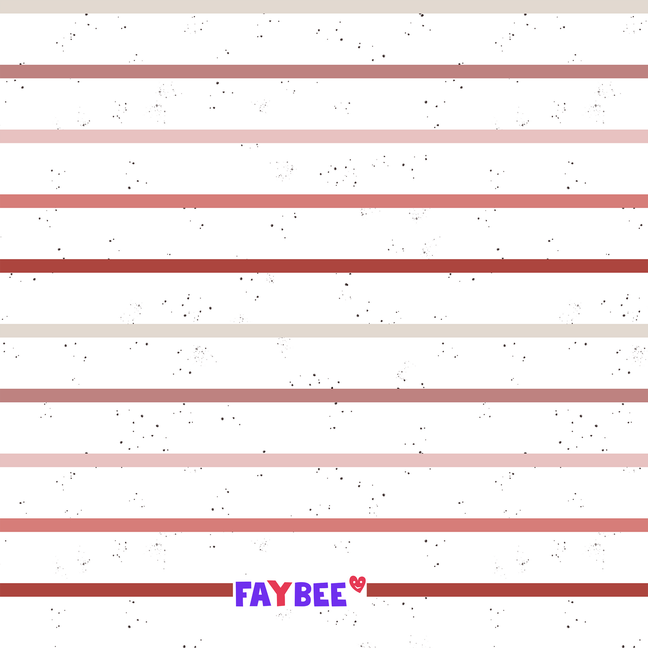 Fairtrade Biojersey Flamingo beige Kombi (GOTS)