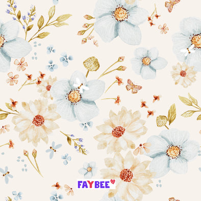 Fairtrade Biojersey Blumenfreuden (GOTS)