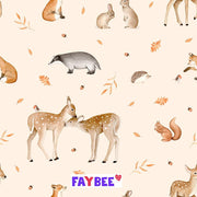 Fairtrade Biojersey kleine Waldfreunde (GOTS)-Stoff-Faybee - schöne Biostoffe für Kinder in Maur bei Zürich kaufen