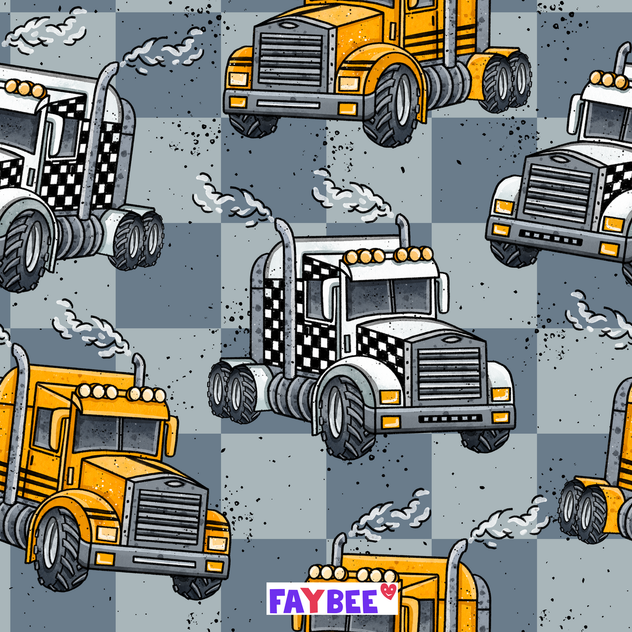 Fairtrade Bio Jersey Big Trucks (GOTS)