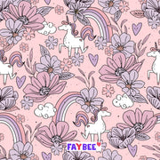 Fairtrade Biojersey Unicorn-Stoff-Faybee - schöne Biostoffe für Kinder in Maur bei Zürich kaufen