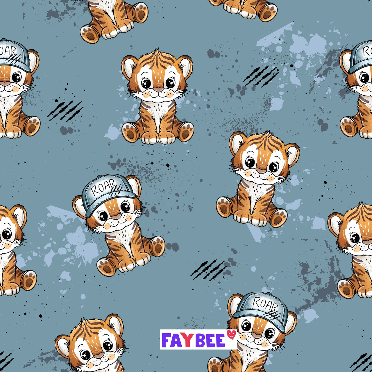 RESERVATION: Fairtrade Bio French Terry Tigerchen (GOTS)