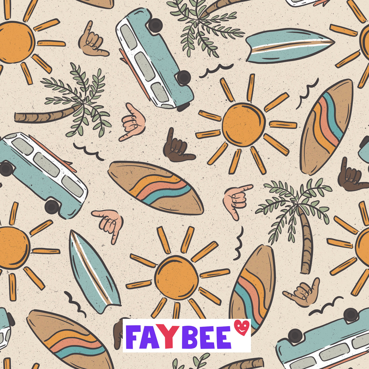 VORBESTELLUNG: Fairtrade Bio Jersey Surf Club (GOTS)