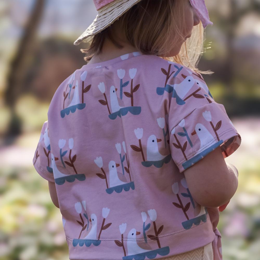 Fairtrade Biojersey Ententeich (GOTS)-Stoff-Faybee - schöne Biostoffe für Kinder in Maur bei Zürich kaufen