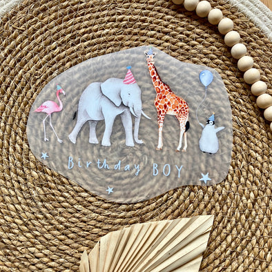 Bügelbild Birthday Boy gross