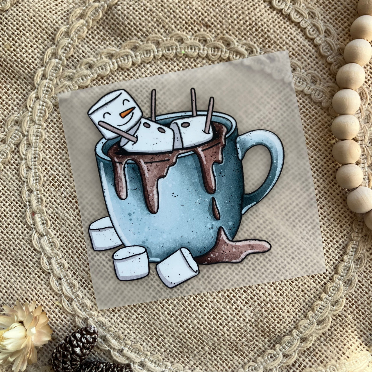 Bügelbild Hot Chocolate