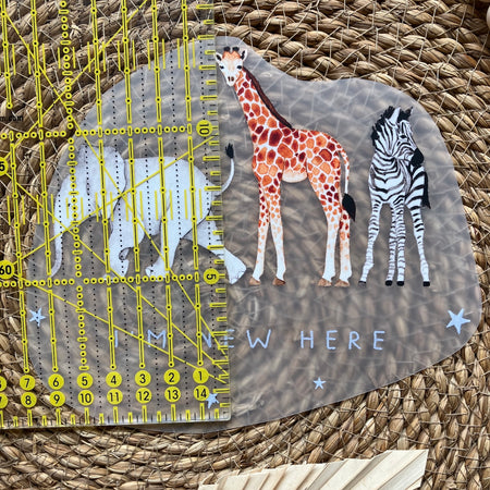 Bügelbild I'm new here