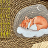 Bügelbild Sleepy Fox