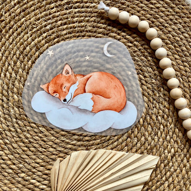 Bügelbild Sleepy Fox
