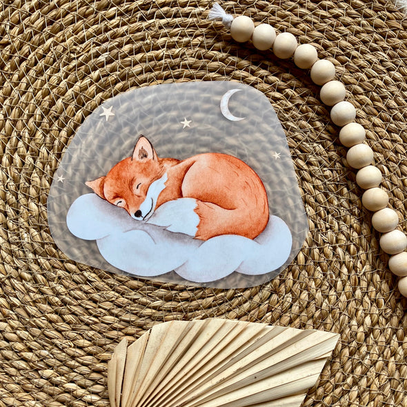 Bügelbild Sleepy Fox