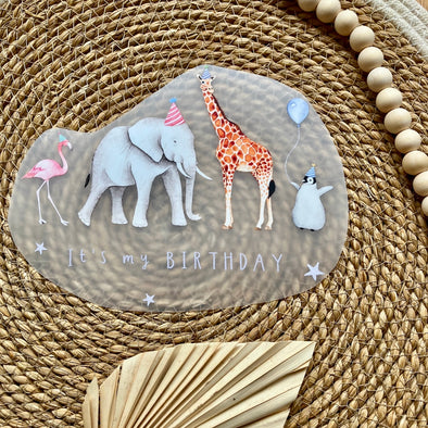 Bügelbild It's my Birthday gross