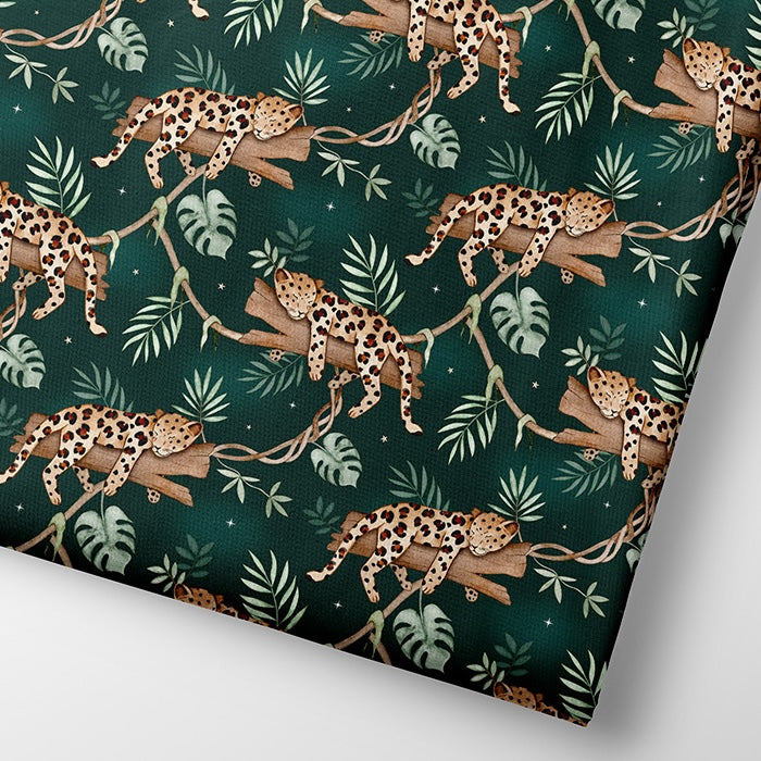 VORBESTELLUNG: Fairtrade Biojersey kleiner Leopard (GOTS)