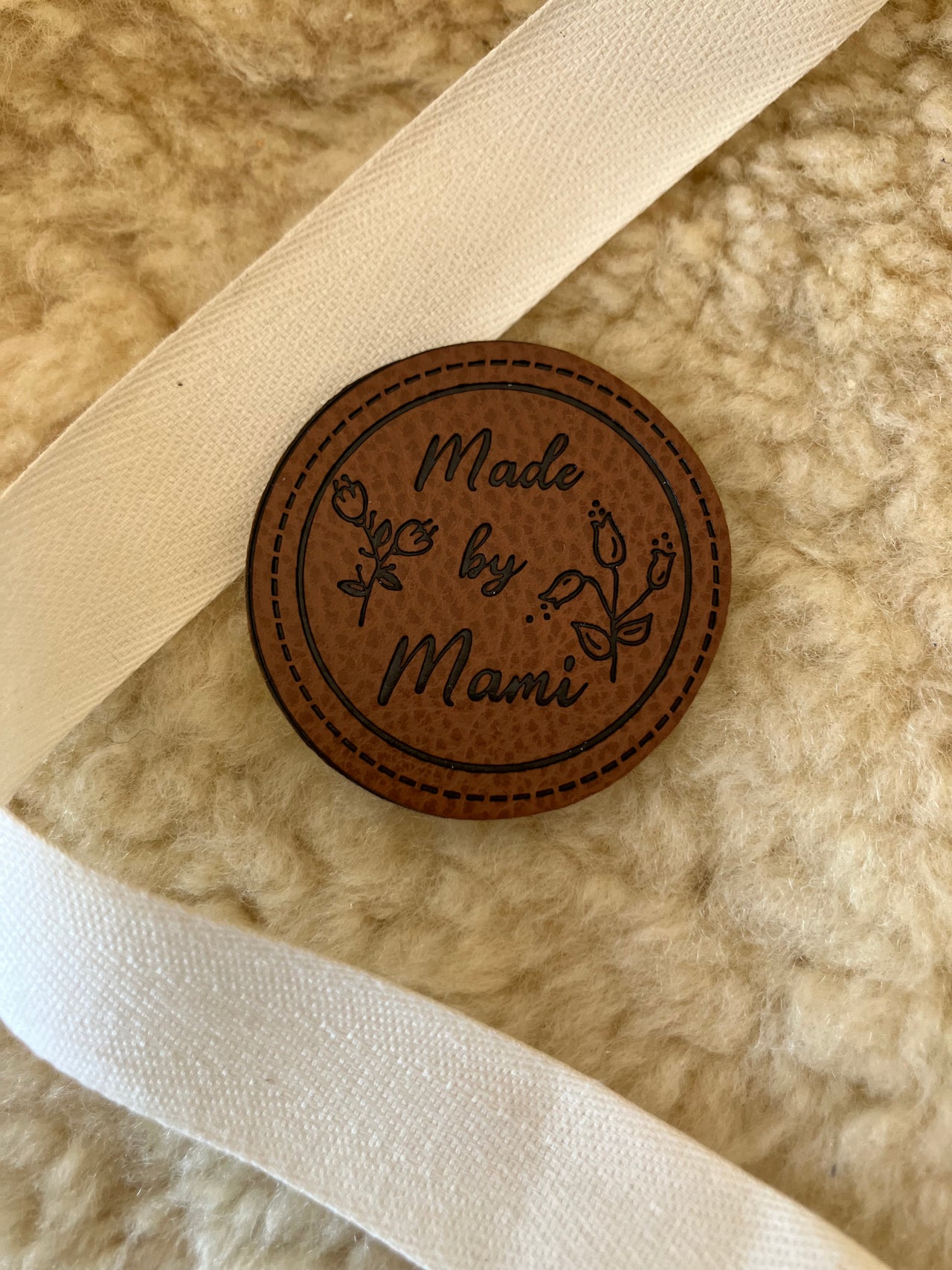 Kunstlederlabel "Made by Mami"