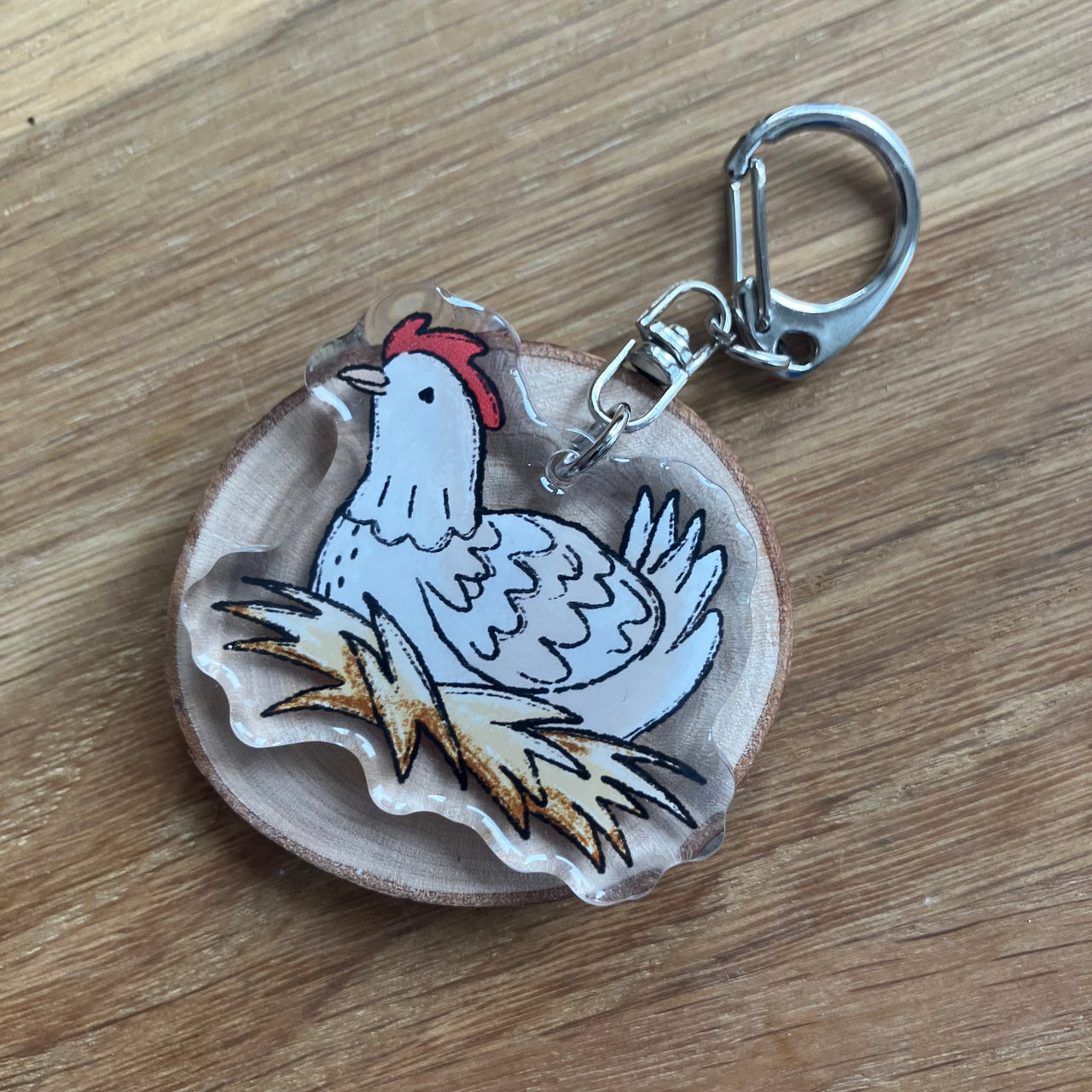 Portachiavi "Gallina"