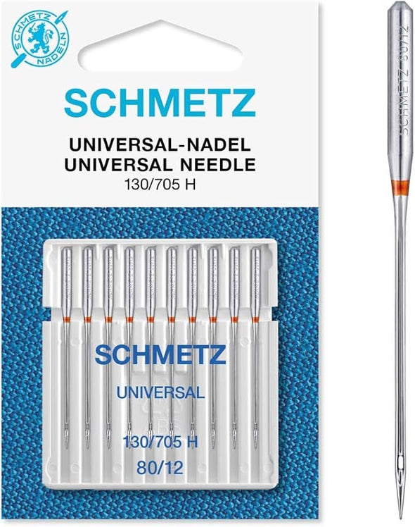 Schmetz Universal-Nadel 130/705 H-S – Stärke 80 (Maxipack)