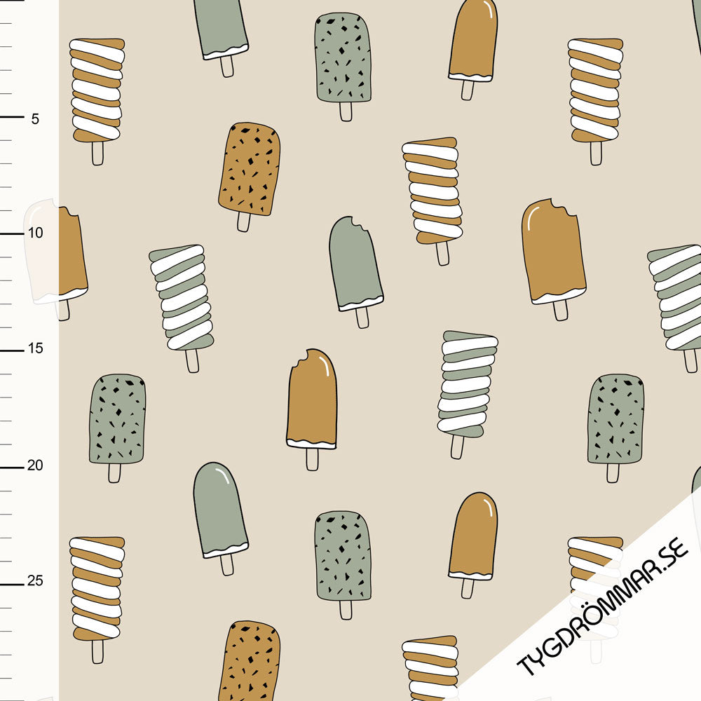 Bio Jersey Ice Cream curry/sage