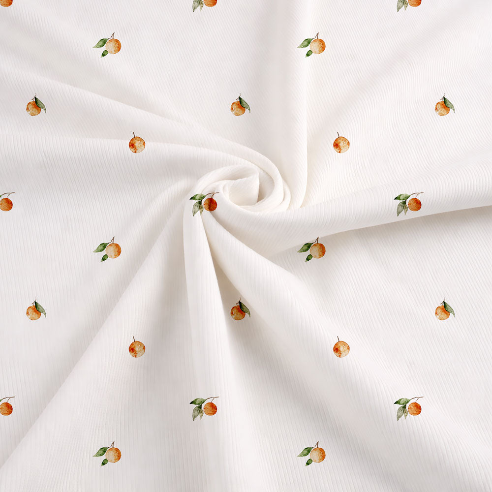 Fairtrade Bio Rib Jersey Mini Oranges