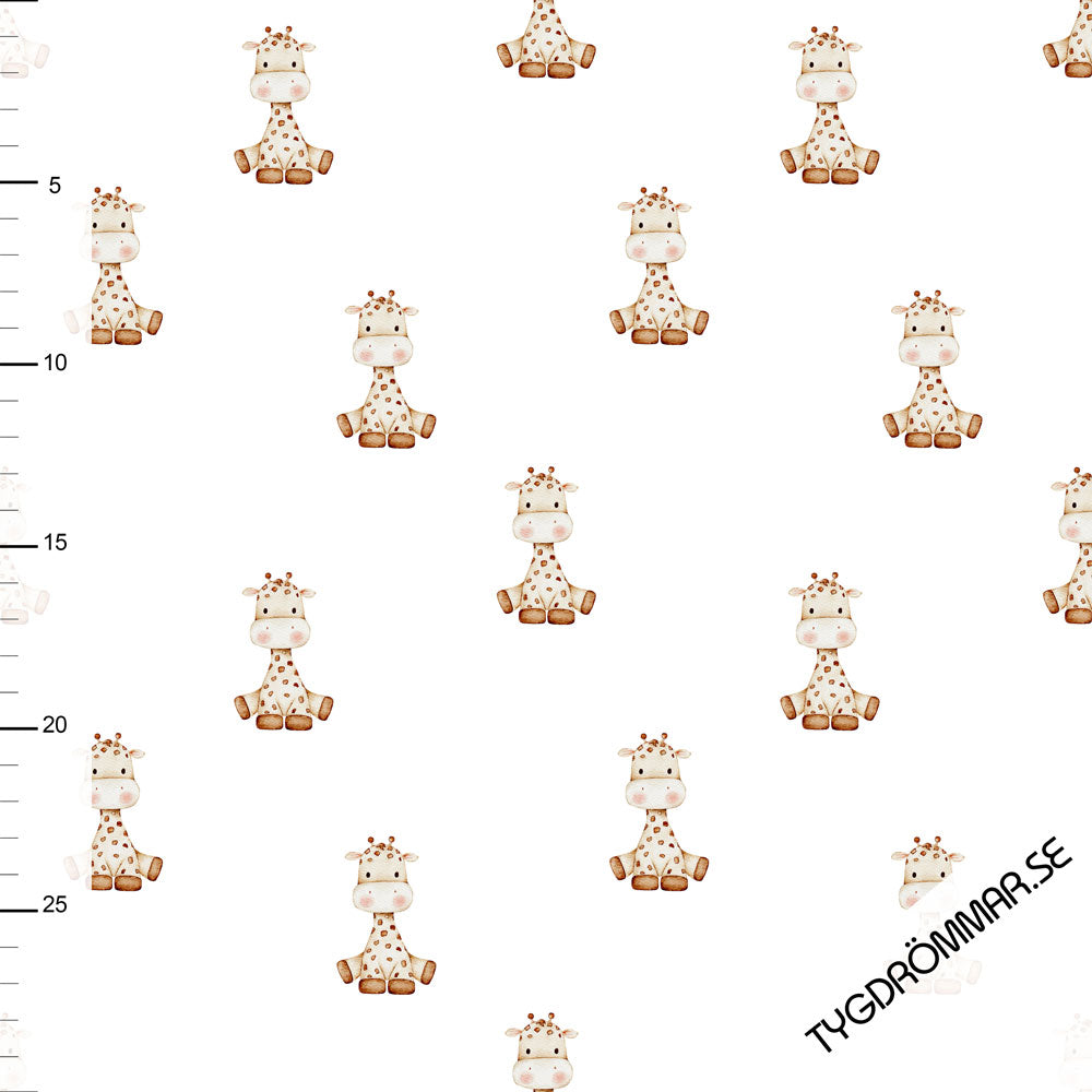 Fairtrade Bio Rib Jersey Sweet Giraffe