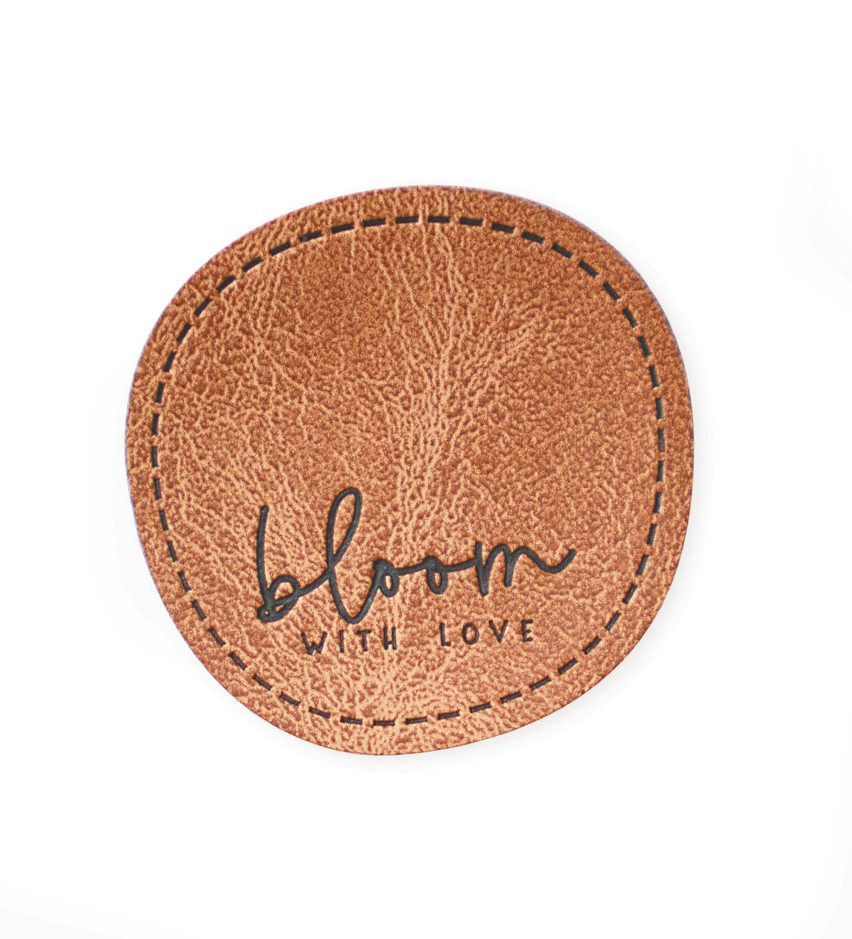 Kunstlederlabel - bloom with love
