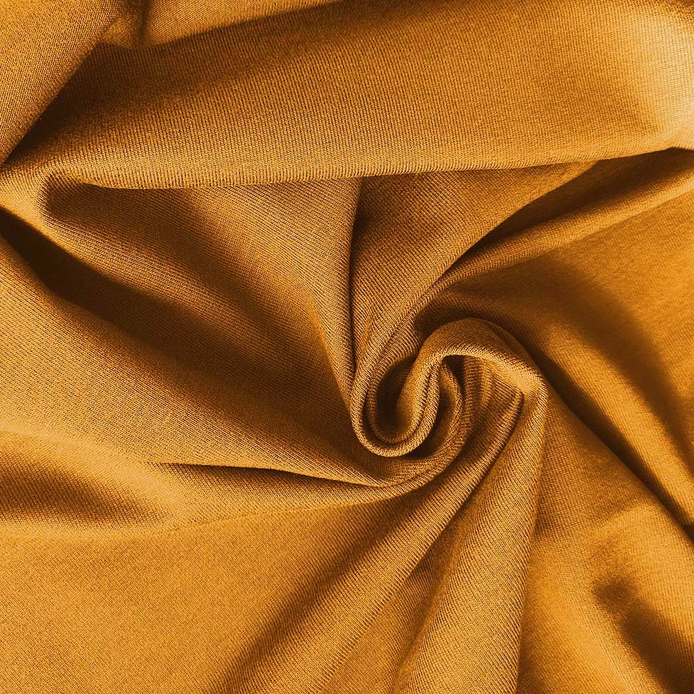 Reststück 20 cm - Fairtrade Bio Bambusjersey Messing