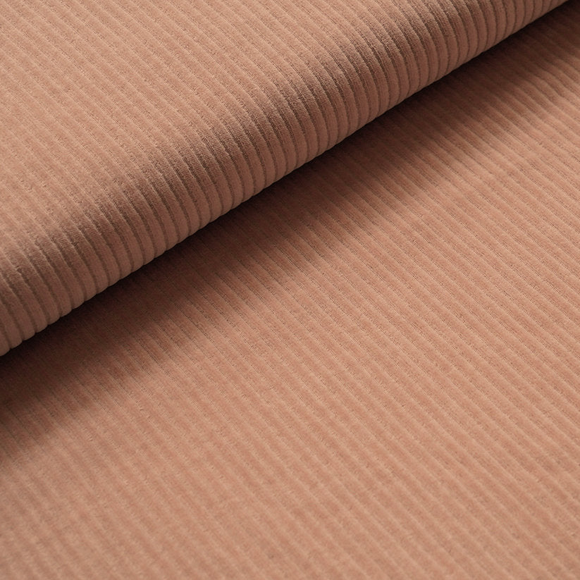 Reststück 46 cm - Fairtrade Bio Cordnicky café au lait (GOTS)