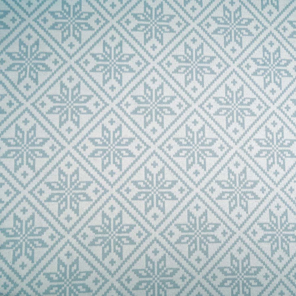 Fairtrade Bio Jacquard Snowflake gletscher (GOTS)