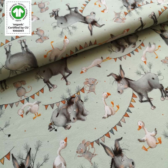 Fairtrade Biojersey "Drei Freunde" (GOTS)