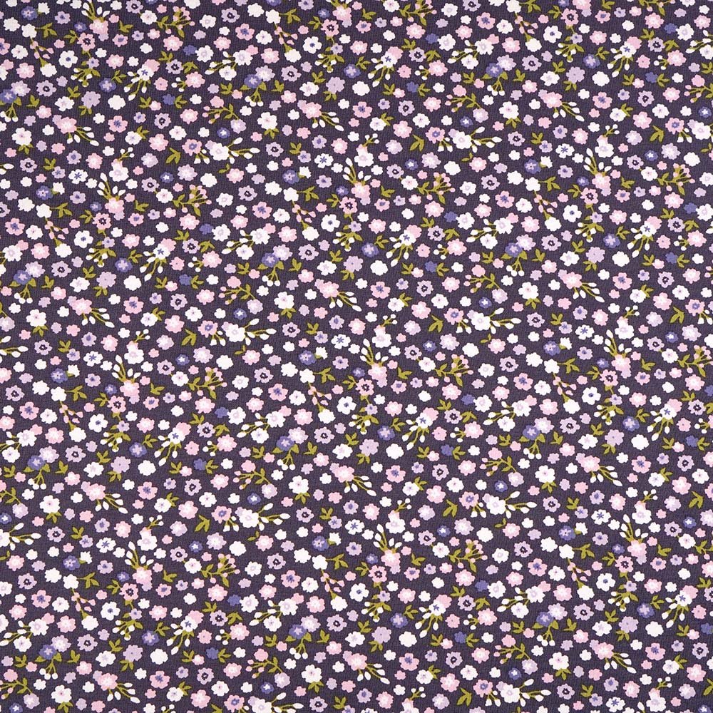 Reststück 21cm - Fairtrade Biojersey Streublümchen (GOTS)