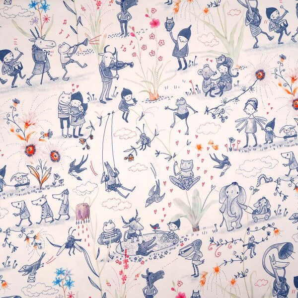 Fairtrade Biojersey Frühlingserwachen